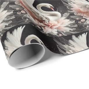 Elegant Zwanen Cadeaupapier Inpakpapier