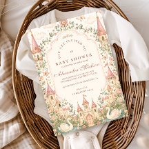 Elegant Zwanenprinses Kasteel Baby Shower