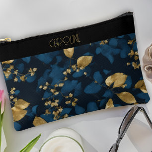 Elegant zwart blauw laat stijlvol trendy Schattige Etui