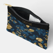 Elegant zwart blauw laat stijlvol trendy Schattige Etui (Open)