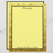 Elegant zwart en Gold Professional personaliseren (Voorkant / Achterkant)