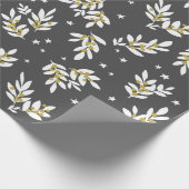 Elegant zwart en goud Hollie Cadeaupapier (Hoek)