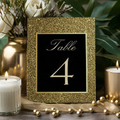 Elegant zwart en gouden bruiloft kaart