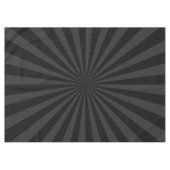 Elegant zwart en houtskool branden passen dit aan tafelkleed (Voorkant (Horizontaal))