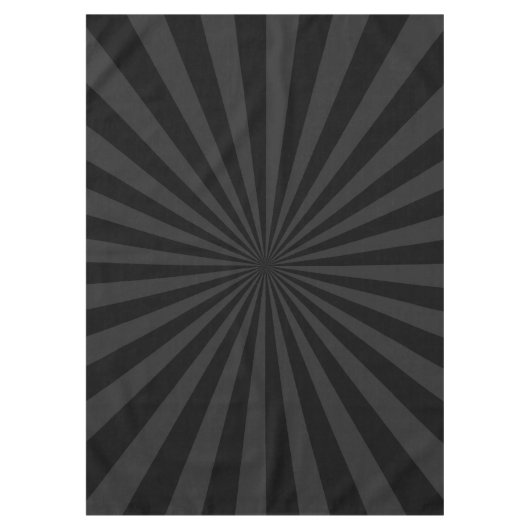 Elegant zwart en houtskool branden passen dit aan tafelkleed (Voorkant)