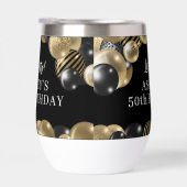 Elegant Zwart Goud 50e Verjaardag (Rechts)