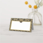 Elegant zwart goud gekleurd Art Deco bruiloft even (Voorkant)