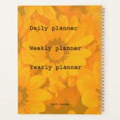 Elegant zwart goud planner (Achterkant)