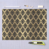 Elegant , zwart goudblauw-witkapje tissuepapier (Craft)