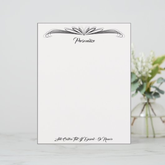 Elegant zwart/grijs papier voor sierdoeleinden (Staand voorkant)