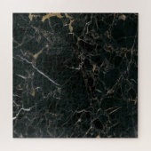 Elegant zwart marmer: getextureerde achtergrond legpuzzel (Horizontaal)