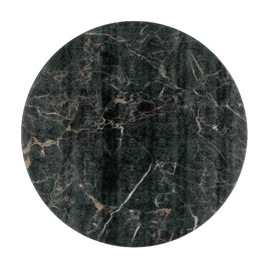 Elegant zwart marmer: getextureerde achtergrond snijplank (Voorkant)
