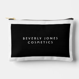 Elegant zwart met witte rand etui