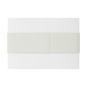 Elegant zwart minimalistisch monogram Initialen Uitnodigingen Wikkel (Achterkant Voorbeeld)