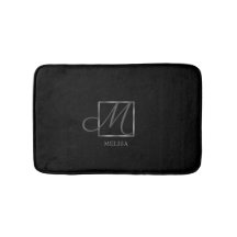 Elegant zwart monogram ontwerp