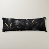 Elegant zwart ontwerp lichaamskussen (Achterkant)