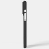 Elegant zwart script Initiaal monogram Case-Mate iPhone Case (Achterkant / Links)