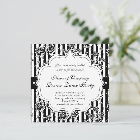 Elegant zwart Stropdas Formele dunneddans Partij I Kaart (Staand voorkant)