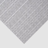 Elegant zwart wit driehoekig geometrisch patroon tissuepapier (Detail)