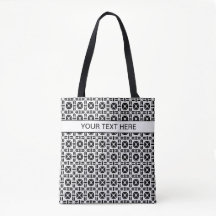 Elegant zwart-wit geometrisch patroon
