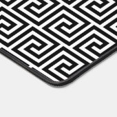 Elegant zwart-wit Grieks patroon Bureaumat (Hoek)