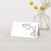 Elegant zwart & wit kuifje (Achterkant)