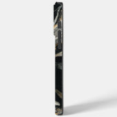 Elegant zwart wit marmer Case-Mate iPhone case (Achterkant / Links)