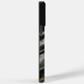 Elegant zwart wit marmer Case-Mate iPhone case (Achterkant / Rechts)