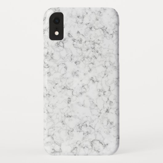 Elegant zwart-wit marmer Case-Mate iPhone case (Achterkant)