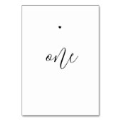 Elegant zwart-wit minimalistisch script bruiloft kaart (Achterkant)