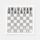 ELEGANT ZWART-WIT SCHAAKSET ONTWERP SERVET (Voorkant)