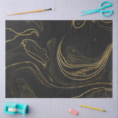 Elegant zwart-witpapier en goudmarmer tissuepapier (Craft)