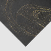 Elegant zwart-witpapier en goudmarmer tissuepapier (Detail)