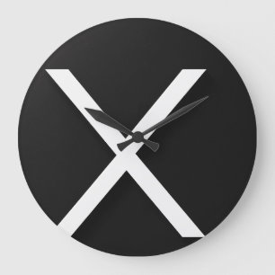 Elegante 10,75" ronde acryl wandklok grote klok