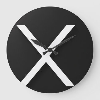 Elegante 10,75" ronde acryl wandklok grote klok