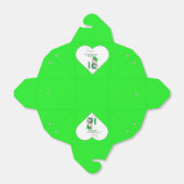 Elegante 18e verjaardag viering bedankdoosjes (Uitgevouwen)