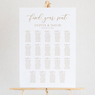 Elegante 19 Tafels Vind Je Plaats Zitplaatsenoverz Poster