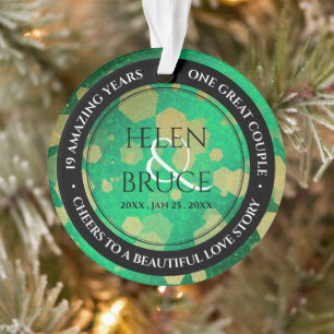 Élégante 19e anniversaire du Mariage de Jade