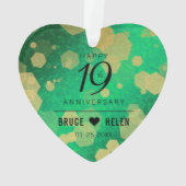 Élégante 19e anniversaire du Mariage de Jade (dos)