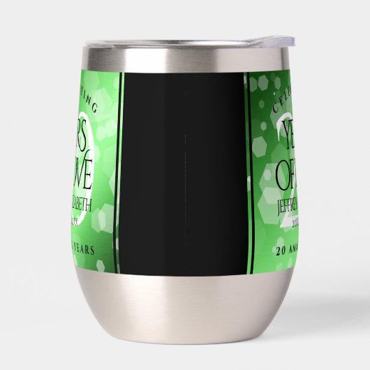 Elegante 20e Smaragden Huwelijksverjaardag (Links)