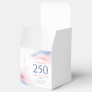 Elegante 250ste Amerikaanse Onafhankelijkheidsdag Bedankdoosjes