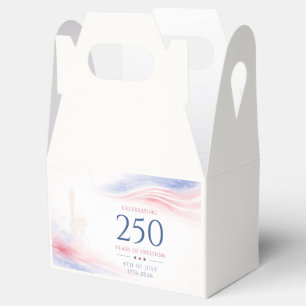 Elegante 250ste Amerikaanse Onafhankelijkheidsdag Bedankdoosjes