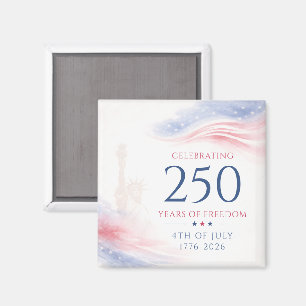 Elegante 250ste Amerikaanse Onafhankelijkheidsdag Magneet