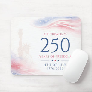 Elegante 250ste Amerikaanse Onafhankelijkheidsdag Muismat