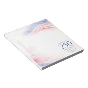 Elegante 250ste Amerikaanse Onafhankelijkheidsdag Notitieblok