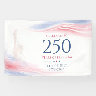 Elegante 250ste Amerikaanse Onafhankelijkheidsdag  Spandoek