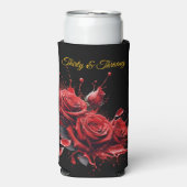 Elegante 30e verjaardag - Rozen in bloei (Seltzer Voorkant)