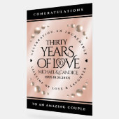 Elégante 30ème Mariage Pearl Anniversaire de céléb (Angle)