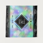 Elegante 34e Opaal Bruiloft Jubileum Viering Wandkleed (Voorkant (horizontaal))