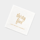 Élégante 35e anniversaire de la moderne serviettes (Gauche)